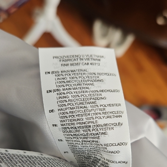 Adidas Tropical Green Leaf Tote Bag - Picture 9 of 15